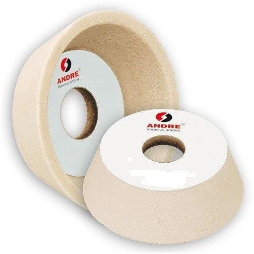 ANDRE TAURELĖS FORMOS ŠLIFAVIMO DISKAS 125mm x 40mm x 20mm 99A46K7VE01-30 Baltas „TYP 11”