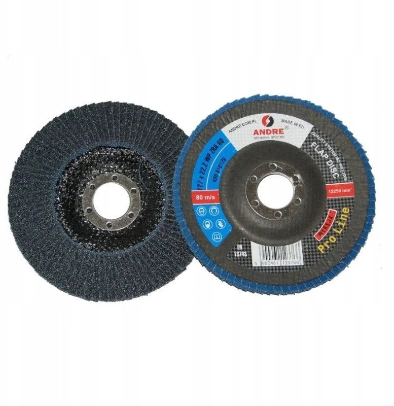ANDRE ŠLIFAVIMO DISKAS ŽIEDLAPINIS 125mm P 40 CIRKONINIS PRO LINE IV VERSIJA