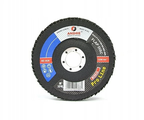 ANDRE ŠLIFAVIMO DISKAS ŽIEDLAPINIS 125mm P 40 CIRKONINIS PRO LINE IV VERSIJA
