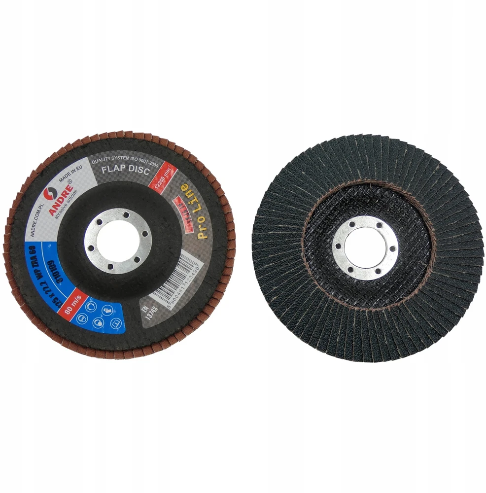 ANDRE ŠLIFAVIMO DISKAS ŽIEDLAPINIS 125mm P 60 CIRKONINIS PRO LINE IV VERSIJA