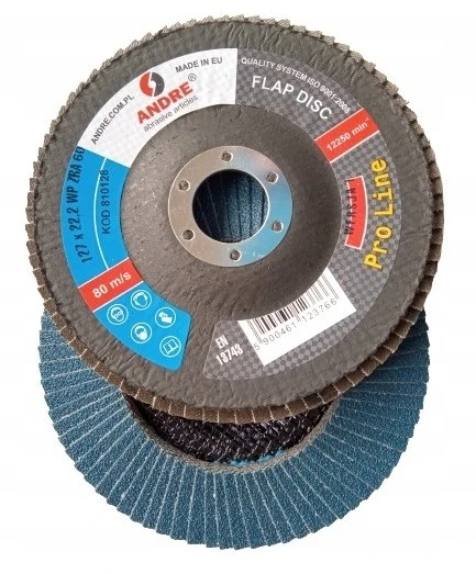 ANDRE ŠLIFAVIMO DISKAS ŽIEDLAPINIS 125mm P 60 CIRKONINIS PRO LINE I VERSIJA