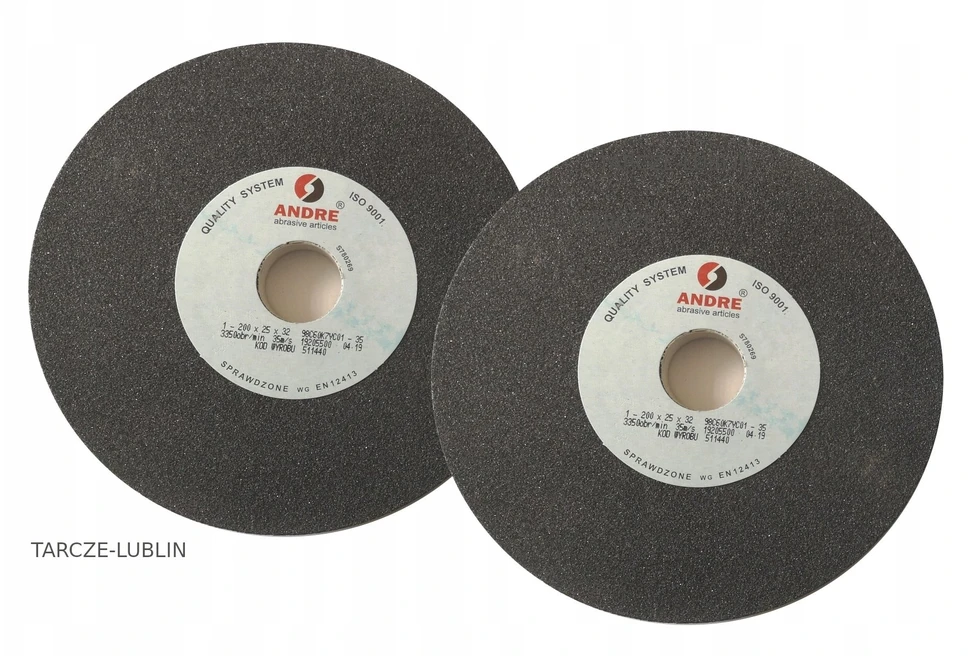 ANDRE PLOKŠČIAS ŠLIFAVIMO DISKAS 200mm x 25mm x 32mm 98C60K7VC01-35 Juodas „TIPAS 1”