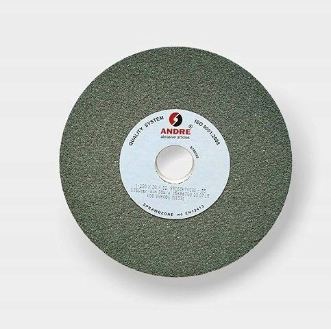 ANDRE PLOKŠČIAS ŠLIFAVIMO DISKAS 200mm x 25mm x 32mm 99C60K7VC01-35 ŽALIAS „TIPAS 1”