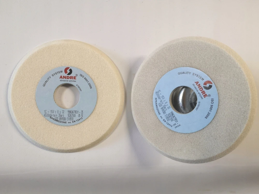 ANDRE PROFILUOTAS ŠLIFAVIMO DISKAS 150mm x 8mm x 32mm 99A60K7VE01-35 Baltas „TYP 1C”