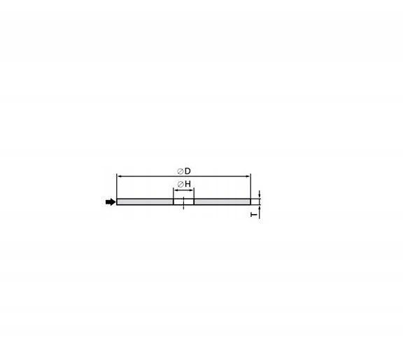 ANDRE METALO PJOVIMO DISKAS 125 x 1,0mm INOX PRO LINE 95A60RBF