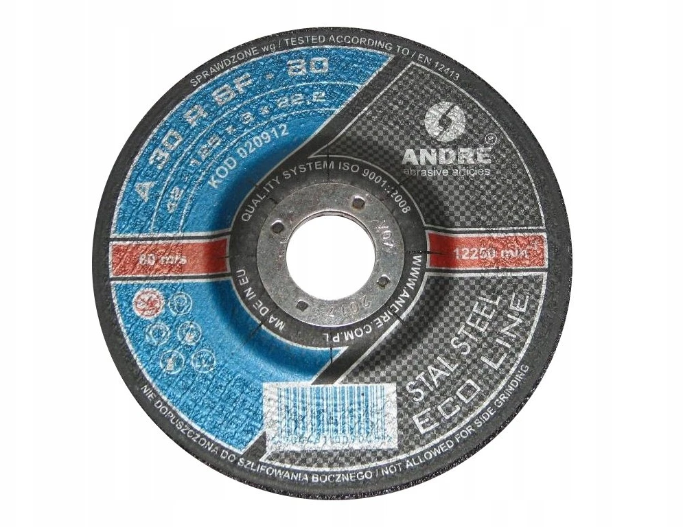 ANDRE METALO PJOVIMO DISKAS 125 x 3,0mm METAL ECO LINE A30RBF