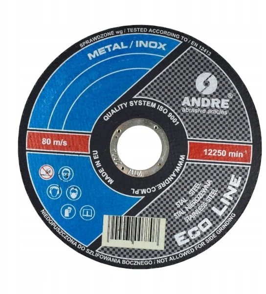 ANDRE PJOVIMO DISKAS METALUI 230 x 2,5mm METAL ECO LINE