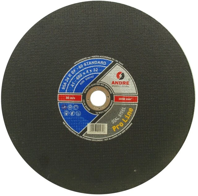 ANDRE PJOVIMO DISKAS METALUI 400 x 4,0mm x 32mm STANDARD PRO LINE 95A24RBF