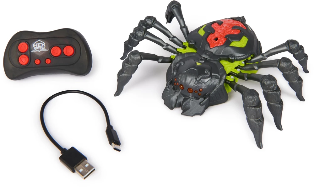 HEX BOTS Interaktyvus sienomis laipiojantis voras