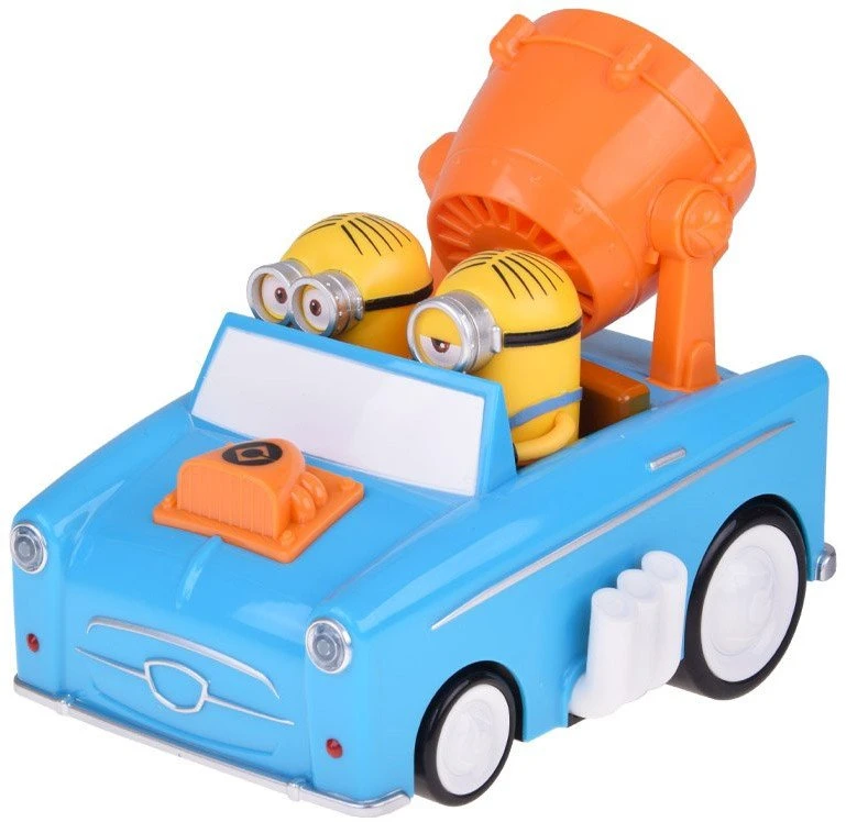 Anek Minions Minionai veiksme! Interaktyvus automobilis, kuris vairuoja, kalba, šviečia ir pučia orą ZA5940