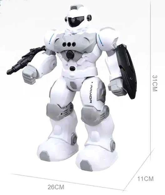 Anek Robotas su nuotolinio valdymo pulteliu mėlynas