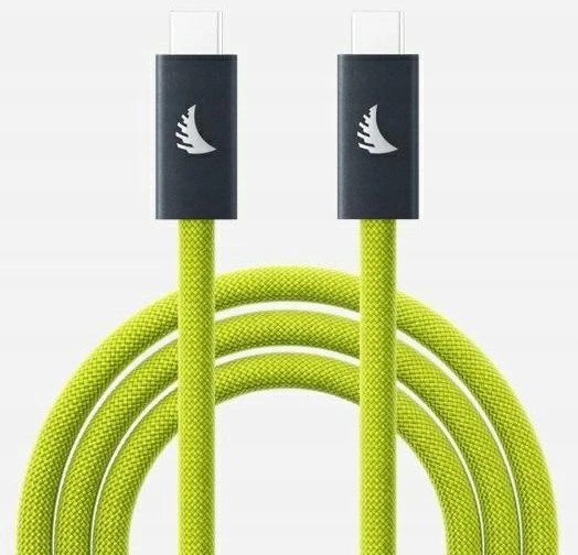 Angelbird Technologies USB Kabelis - Angelbird USB-C 4.0 Solid Flex Cable (40 Gb/s, 240W, 8K, Juoda)