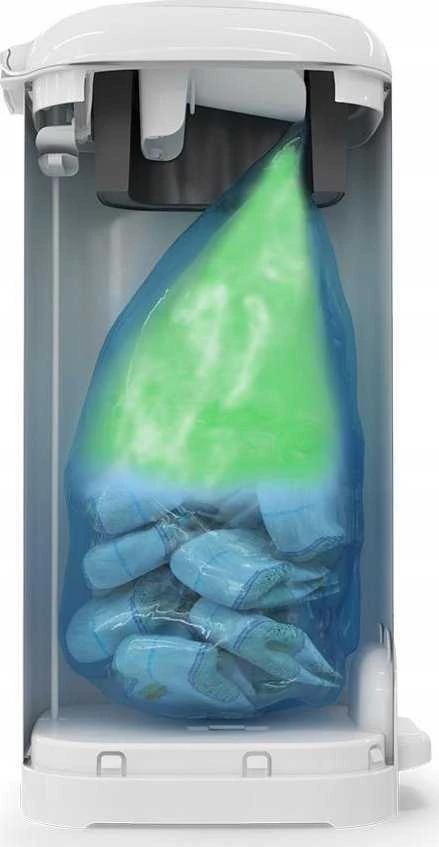 „Angelcare 1477 Talpykla SELECT + 1 įdėklas XL DIAPER GENIE mėtų spalvos“
