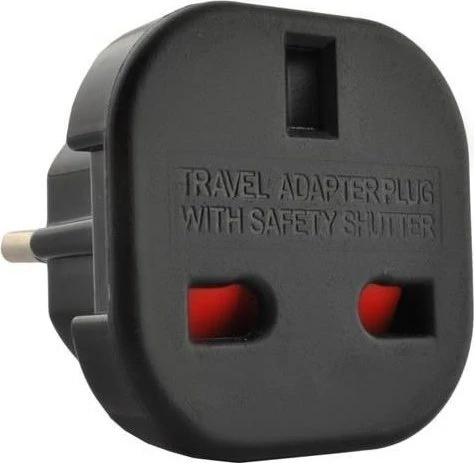 iLike Charger adapter – England-Poland – juodos spalvos