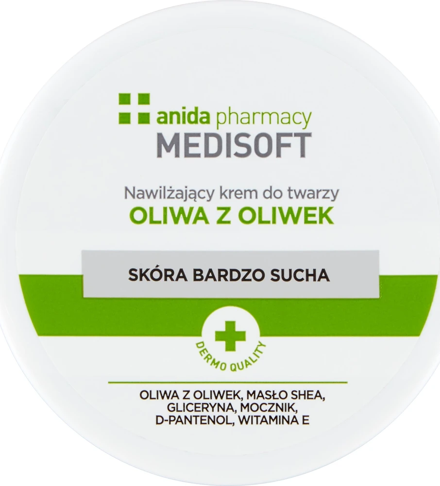 Anida Medisoft drėkinamasis veido kremas alyvuogių aliejus 100ml