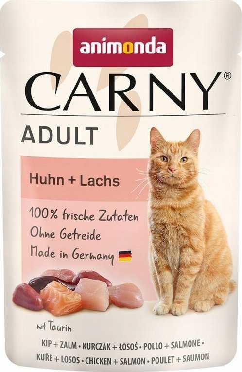 Animoda ANIMONDA Carny Adult vištiena and lašiša – šlapias kačių maistas – 85g