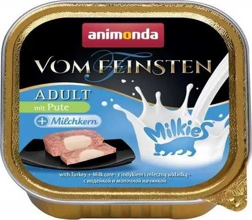 Animoda ANIMONDA Vom Feinsten Pieneliai suaugusiems su kalakutiene ir pienišku įdaru - Šlapias kačių maistas - 100g