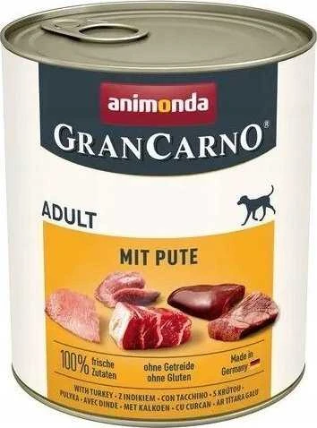 Animoda Šunų Maistas - Animonda GranCarno Suaugusiųjų Kalakutiena 800g
