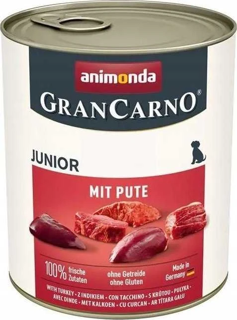 Animoda Šunų Maistas - Animonda Grancarno Junior Kalakutiena 800g