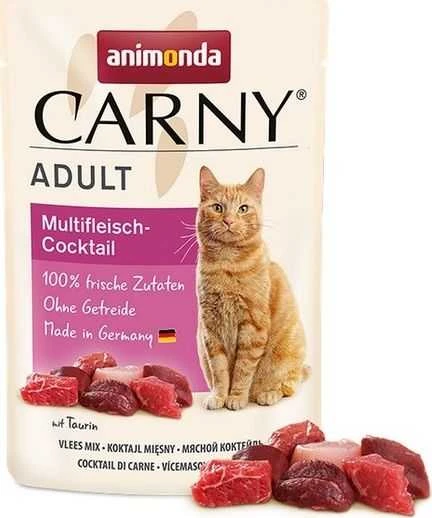 Animoda ANIMONDA Carny Adult Meat kokteilis - šlapias kačių maistas - 85g