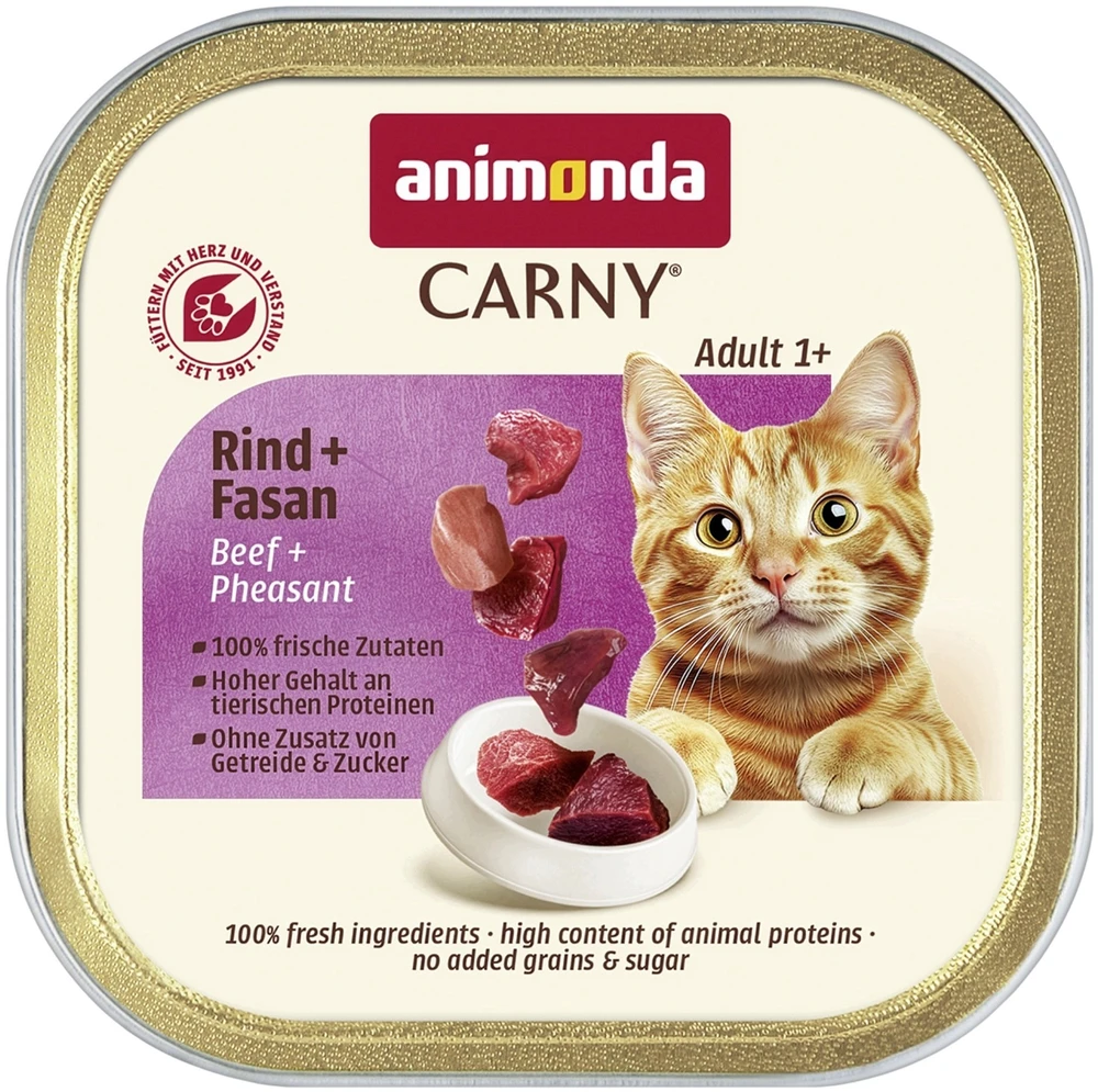 Animoda ANIMONDA CARNY karma katei jautiena,bażant 85g