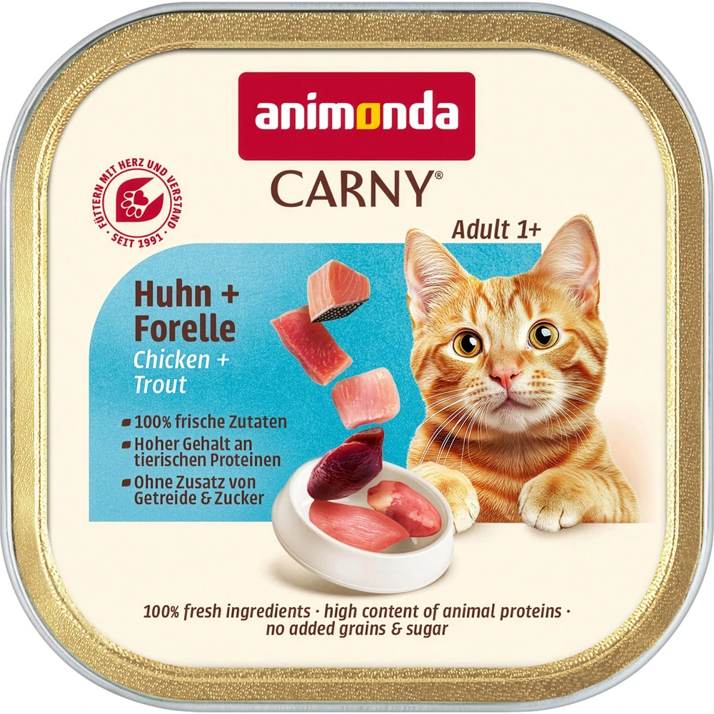 Animoda ANIMONDA CARNY karma katei Kurczak,pstrąg 85g