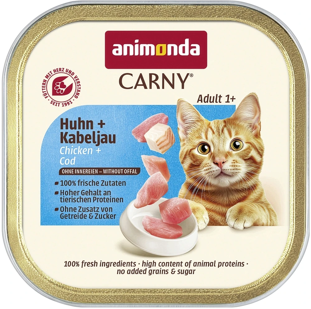 Animoda ANIMONDA CARNY karma katei vištiena,dorsz 85g