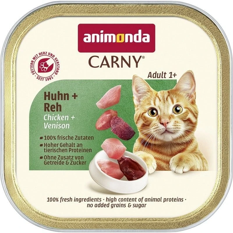 Animoda ANIMONDA CARNY karma katei vištiena,dziczyzna 85g