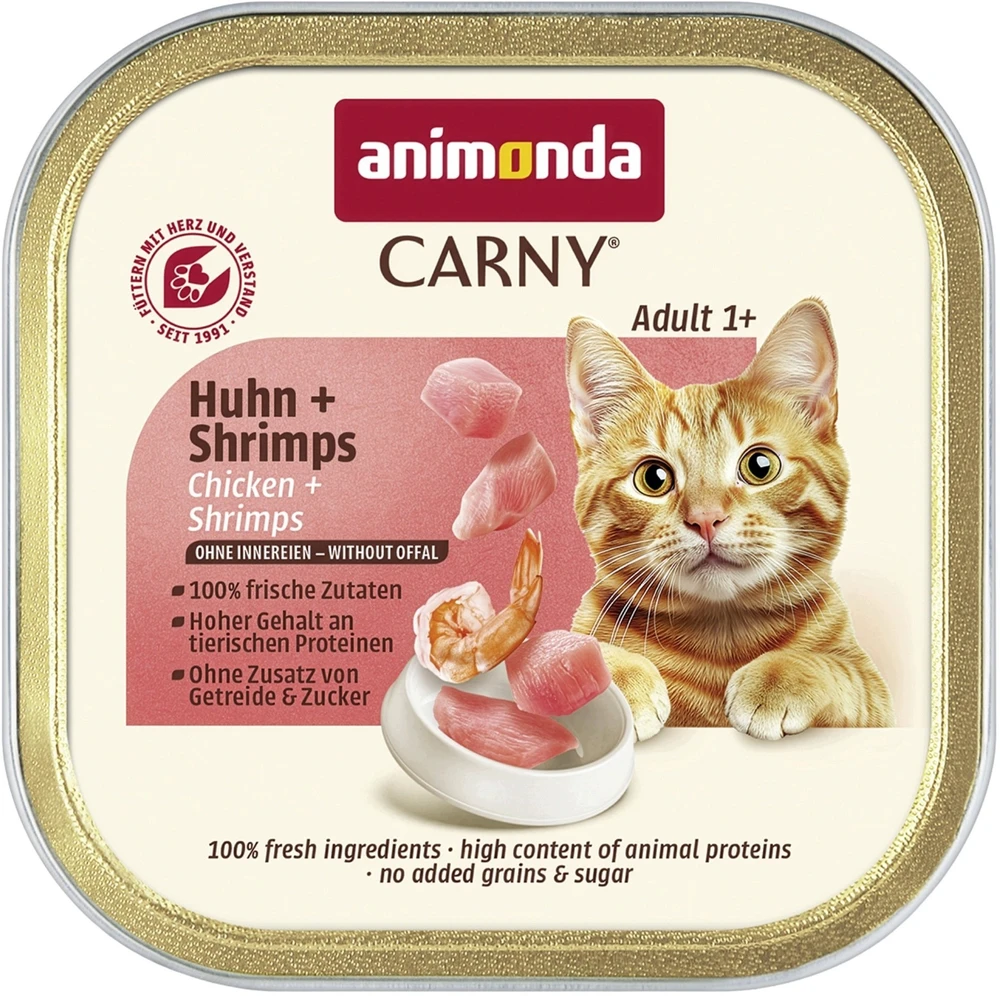 Animoda ANIMONDA CARNY karma katei vištiena,krewetki 85g
