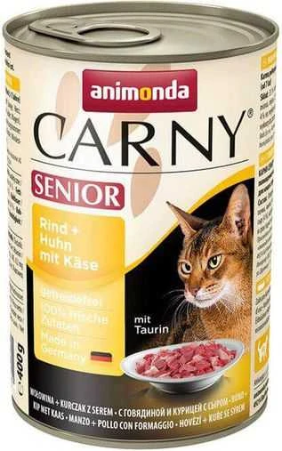 Animoda Drėgnas Kačių Maistas - Animonda Carny Jautiena Ir Vištiena su Sūriu, 400g