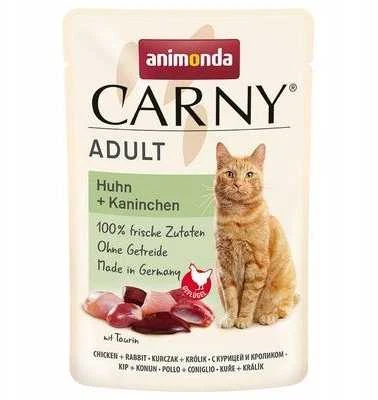 ANIMONDA Carny Adult paukštienos mišinys - šlapias kačių ėdalas - 8x85g
