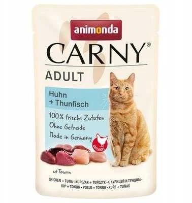 ANIMONDA Carny Adult paukštienos mišinys - šlapias kačių ėdalas - 8x85g
