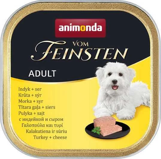 Animoda ANIMONDA Vom Feinsten Adult kalakutiena with cheese - wet dog food - 150g