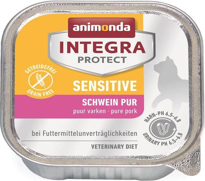 Animoda Kačių Maistas - ANIMONDA Integra Protect Suaugusiųjų Jautrus Kiaulienos Drėgnas 100g