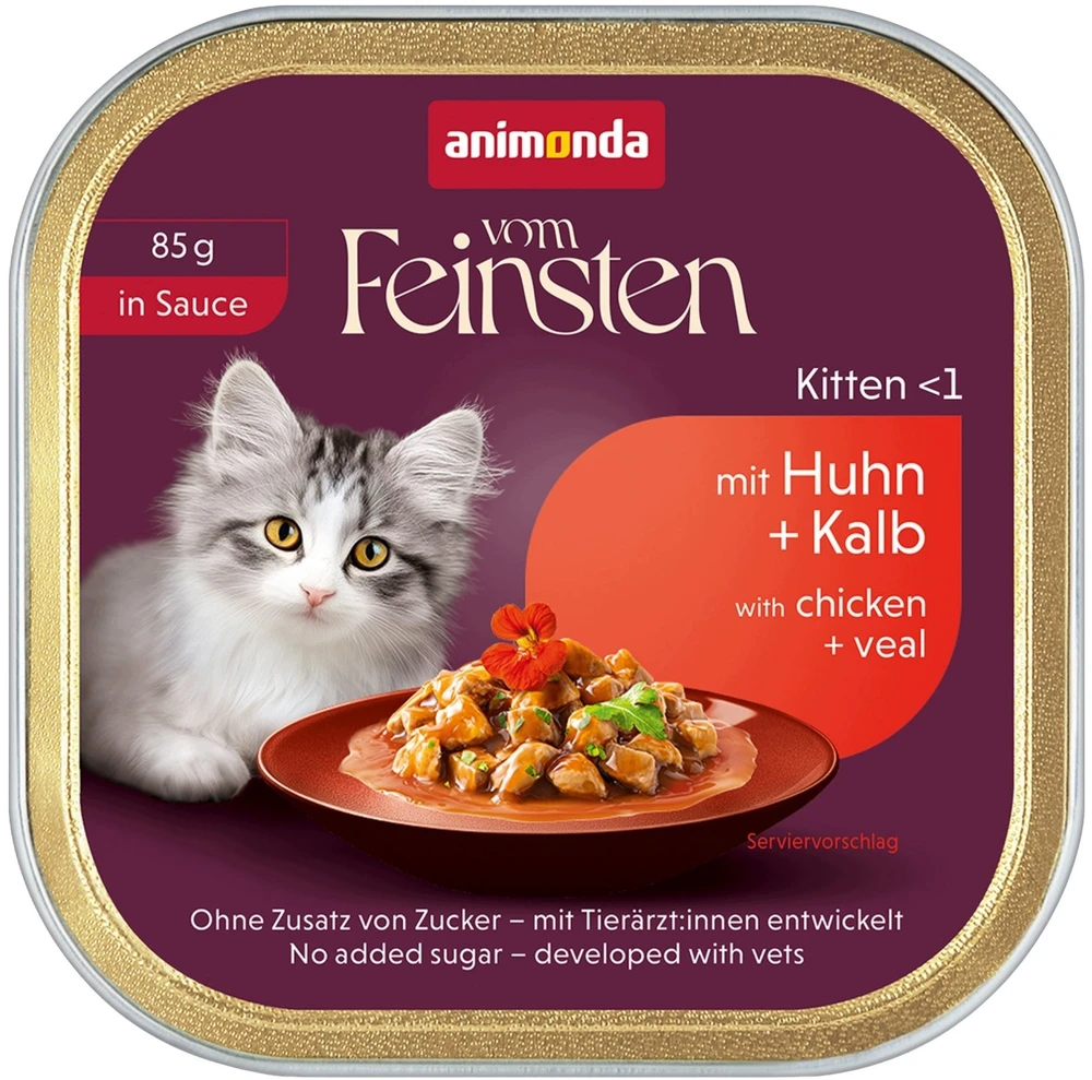 Animoda ANIMONDA VF Kitten in Sauce with vištiena + veal 85g