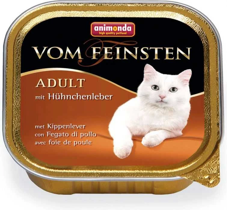 Animoda ANIMONDA Vom Feinsten Adult vištiena liver – šlapias kačių maistas – 100g