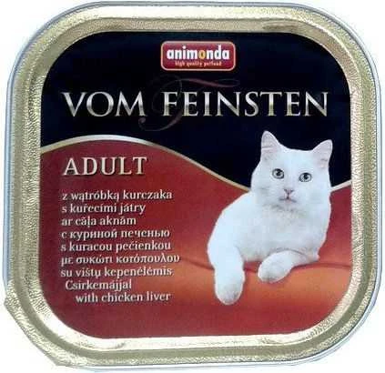 Animoda ANIMONDA Vom Feinsten Adult vištiena liver – šlapias kačių maistas – 100g