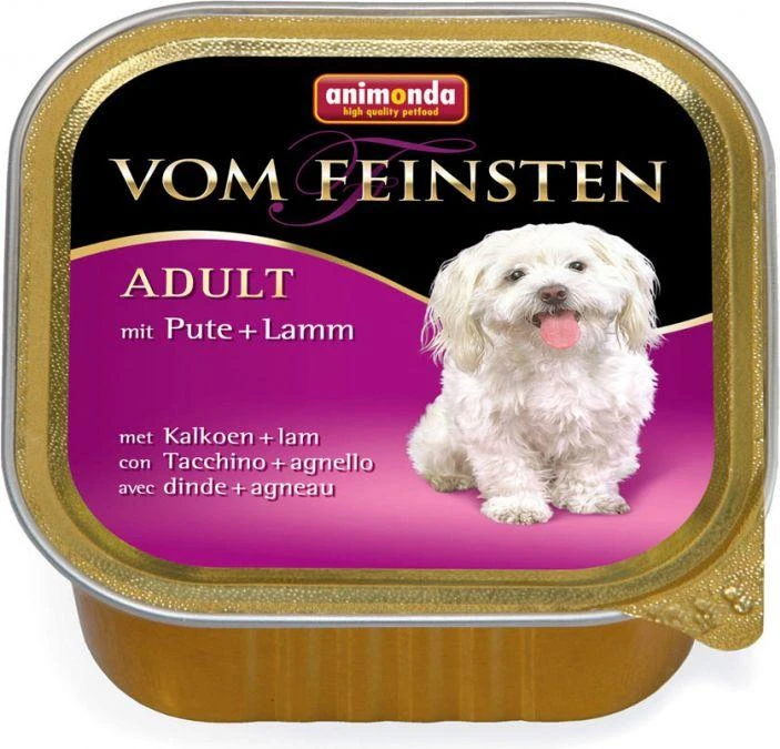 Animoda Animonda Vom feinsten classic 150g konservai šunims su kalakutiena ir ėriena 82965 MR