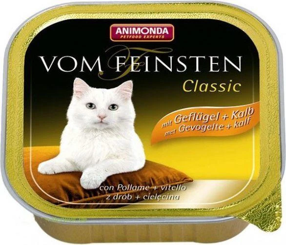 Animoda Animonda Vom feinsten classic paukštiena+veršiena 100g kons.katėms