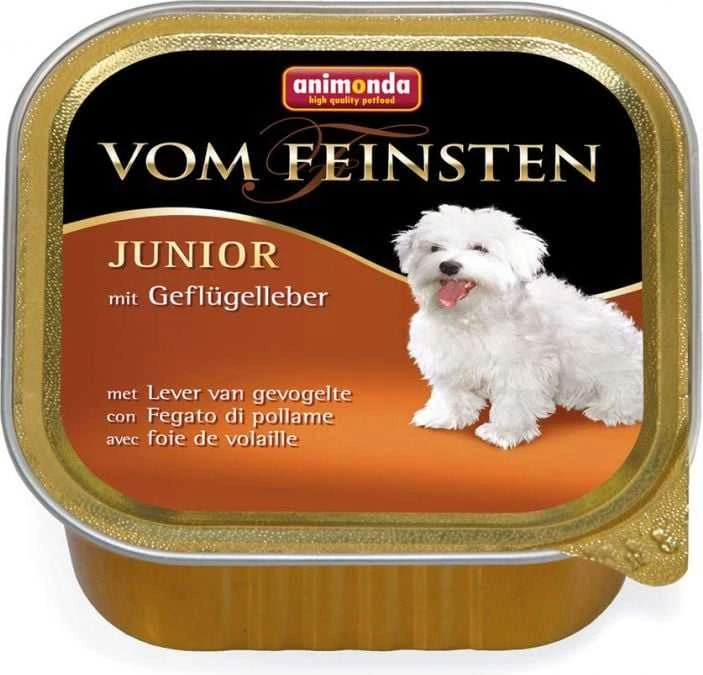 Animoda ANIMONDA Vom Feinsten Junior paukštiena liver - wet dog food - 150g