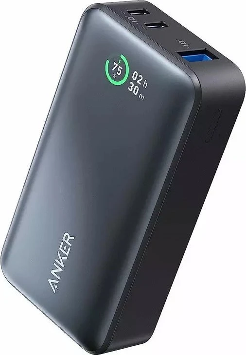 Anker 533 Power Bank | A1256G12 | 10000 mAh | Juodas