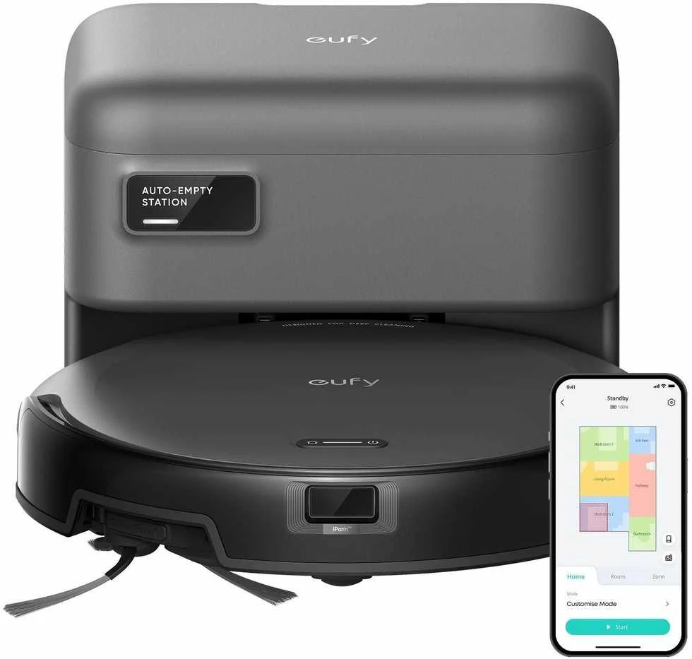 Dulkių siurblys - robotas Eufy C10, Juodas