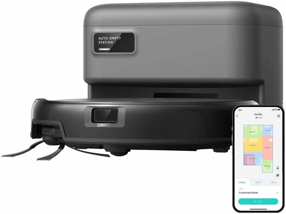 Dulkių siurblys - robotas Eufy C10, Juodas