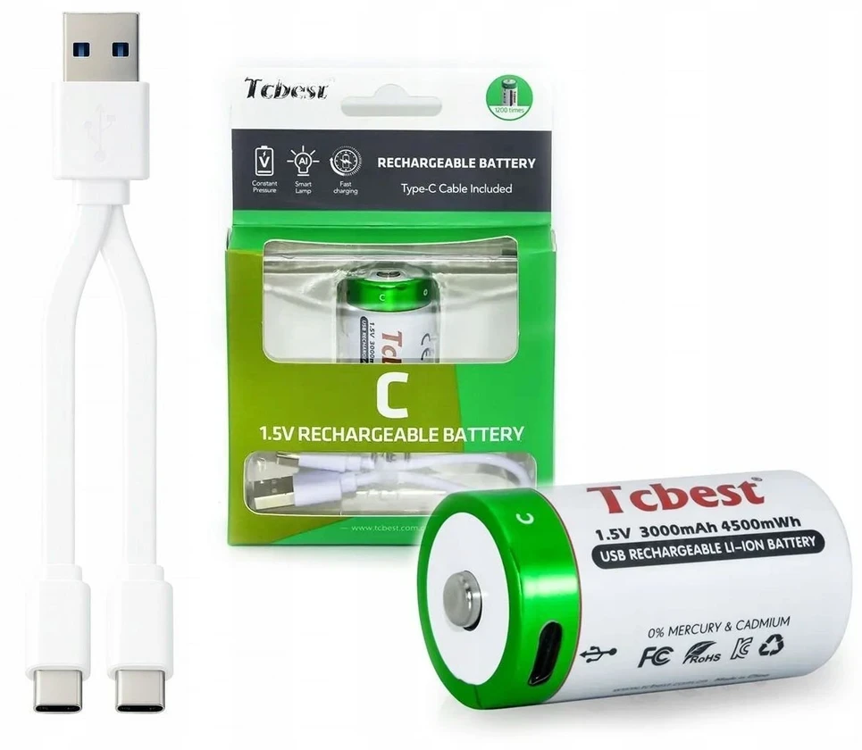 Anker Ličio jonų akumuliatorius C R14 3000 mAh USB-C įkrovimo prievadas Type-C Tcbest / USB-C R14