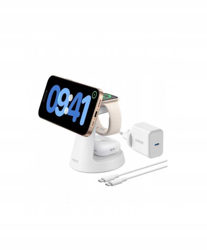 Įkroviklis Anker MagGo Wireless Charging Station (3-in-1, Dock Stand)