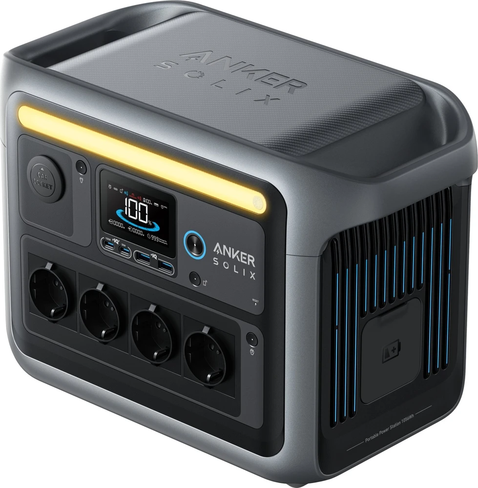 Anker SOLIX C1000 nešiojama elektros energijos stotis 1056Wh | 1800W