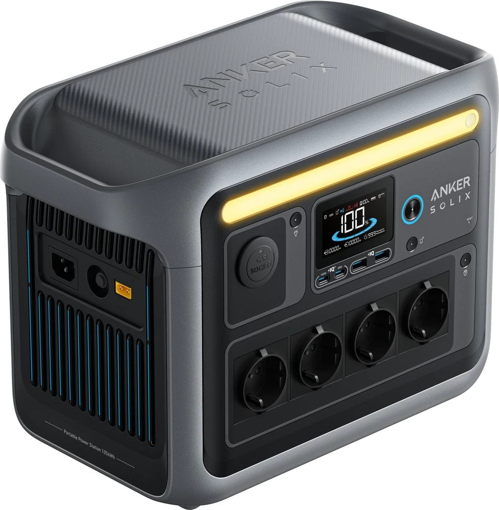 Anker SOLIX C1000 nešiojama elektros energijos stotis 1056Wh | 1800W
