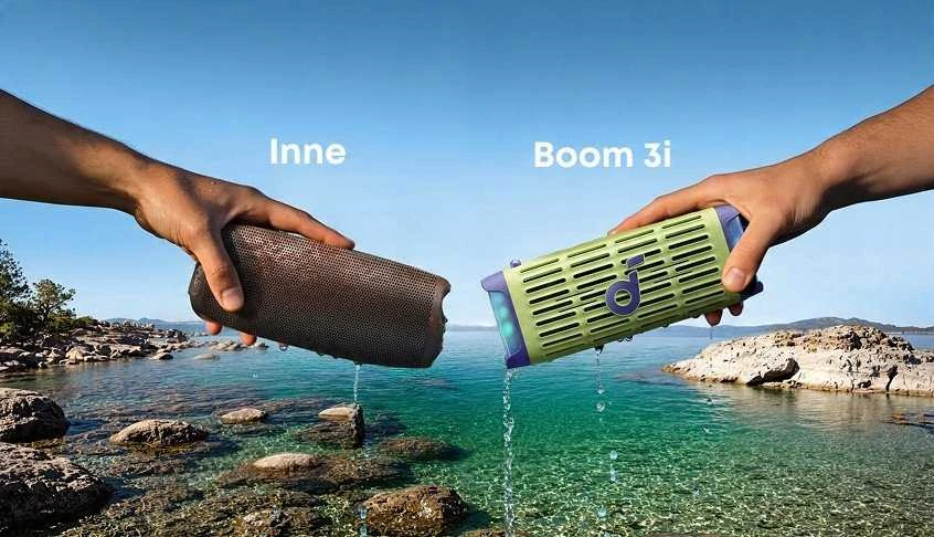 Anker Soundcore Speaker | Boom 3i | 50 W | Atsparus vandeniui | Bluetooth | Belaidė jungtis | Portable | Žalias