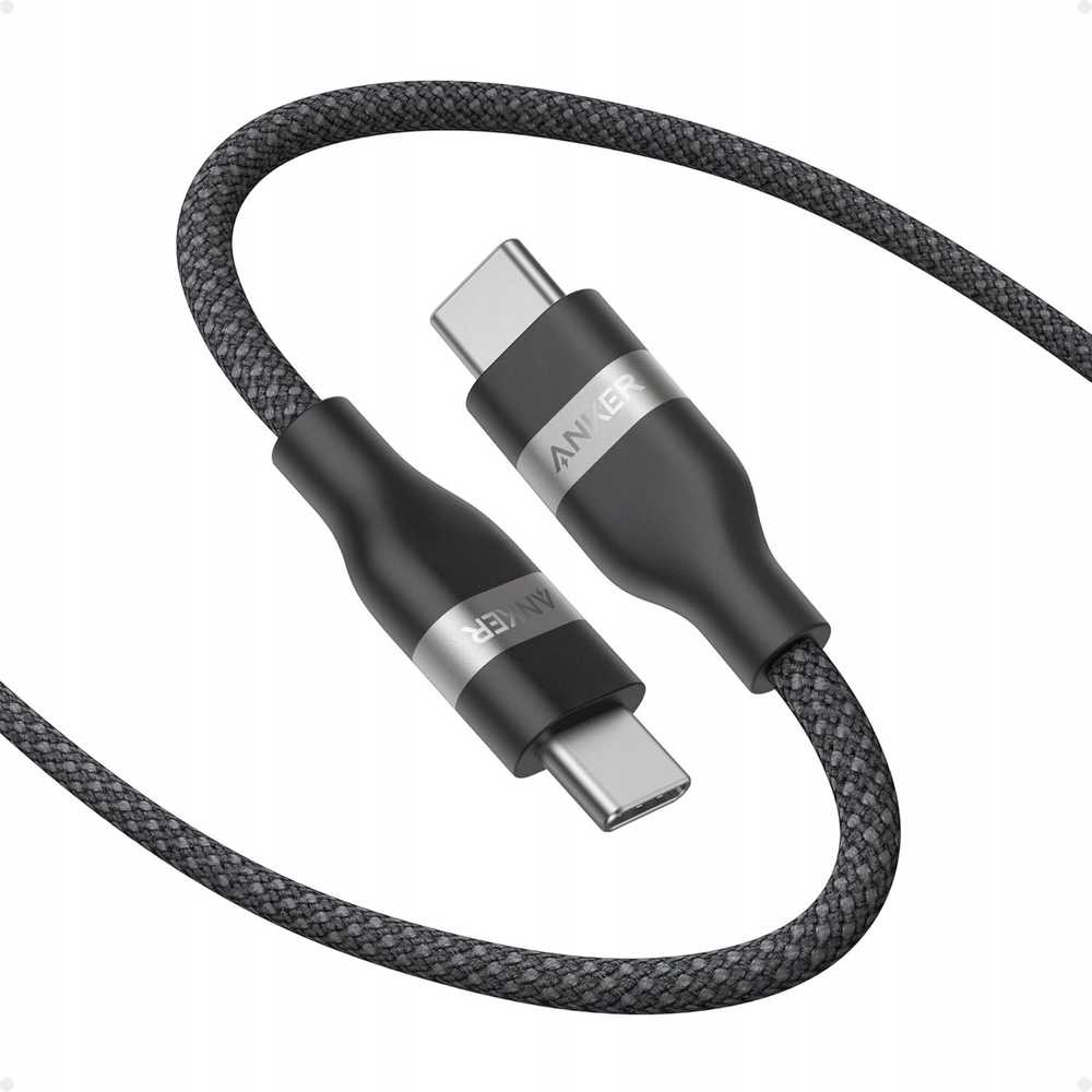 Kabelis USB Anker USB-C - USB-C 1.8 m Juodas (A82E2012)