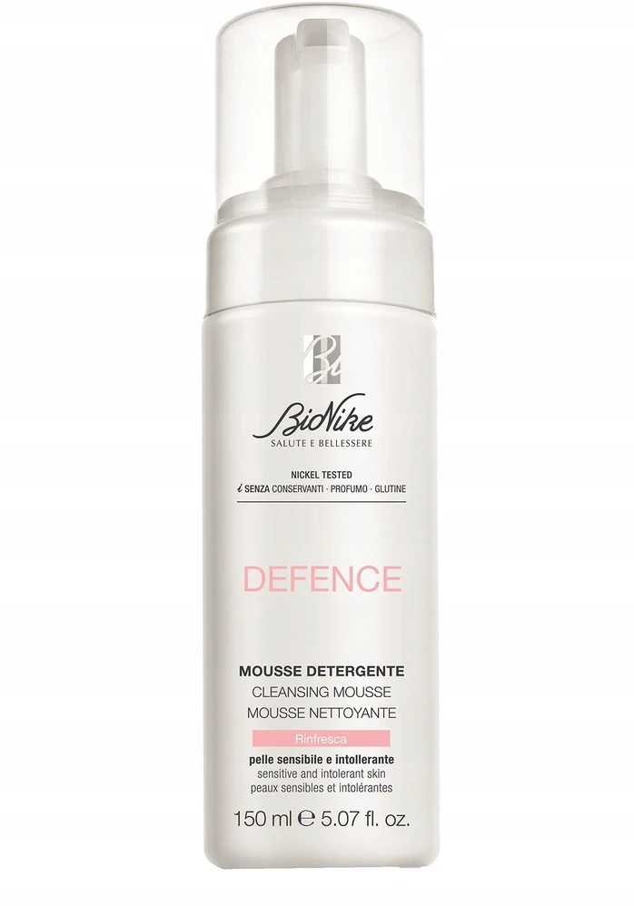 BioNike Defence valymo minkštinantis valomasis putos, 150 ml